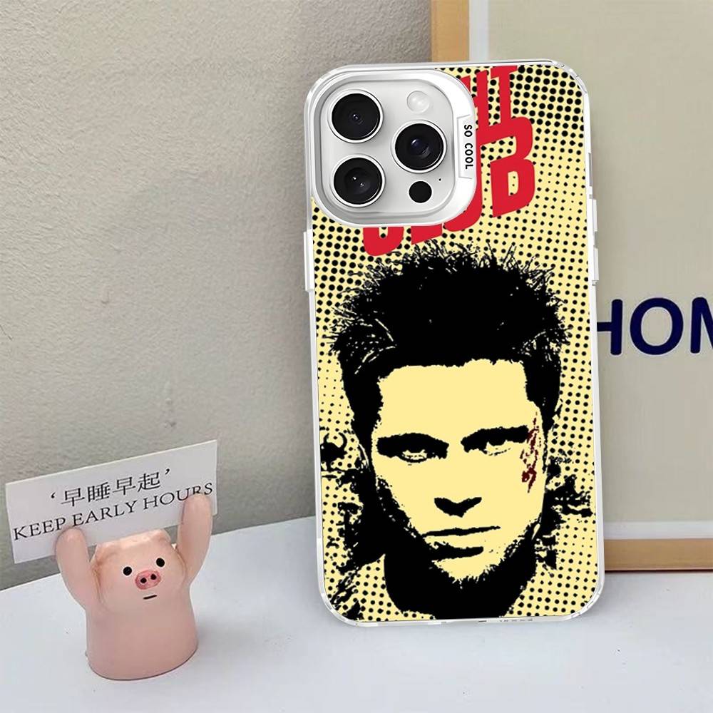 Classic Movie F-fight C-club Phone Case For IPhone 16 15 14 13 12 11 Pro Max X XR XSMAX 8 7 Plus Matte Shockproof Back Cover