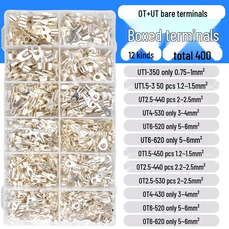 SV1.25-3/4S European Pre-insulated U/Y-shaped Copper Crimp Terminal