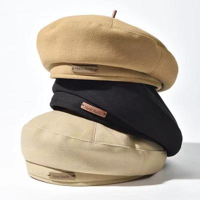 Autumn Winter  Woolen Berets   British Style Painter Hat Retro Versatile Beret Men Women Spring Beret Hat