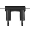Safety Squat Bar, 1,500 LBS Fitness Squat Bar, Safety Squat Bar Attachment with Shoulder and Arm Pads, 32mm Diameter Weight Bar, Ideal for Front