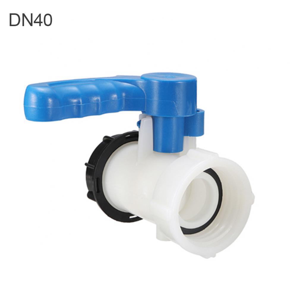 DN40 DN50 62/75mm Tank Butterfly Valve IBC Tank Container Tote Tank Butterfly Connection Valve Tap Plastic Water Drain Adapter
