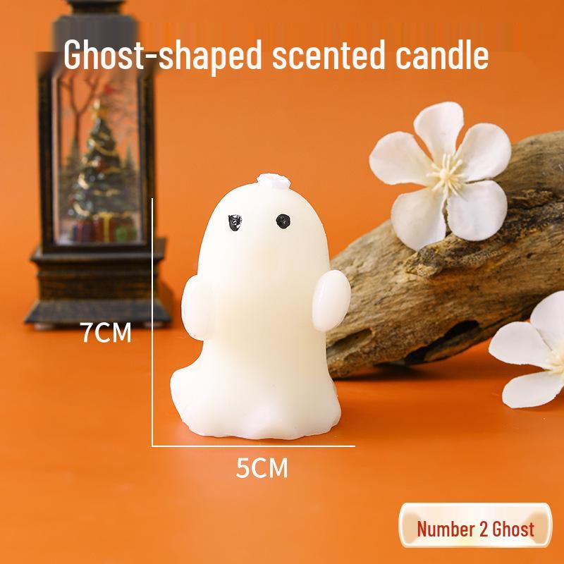 Halloween Little Ghost Scented Candle - Creative Home & Festival Decoration Souvenir