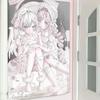 Kawaii Piano  Melody Maid Anime Tapestry Cute Lolita Girls Print Wall Hanging for Teen Girl Bedroom Dorm Door Decor