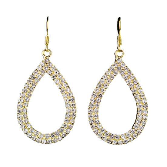 Hoop Earring Decorative Comfortable Exquisite Tear Drop Earrings for Festival