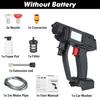 2000W 90Bar Portable Cordless High Pressure Car Washer Spray Water Guns Car Wash Pressure Cleaner Cleaning Machine