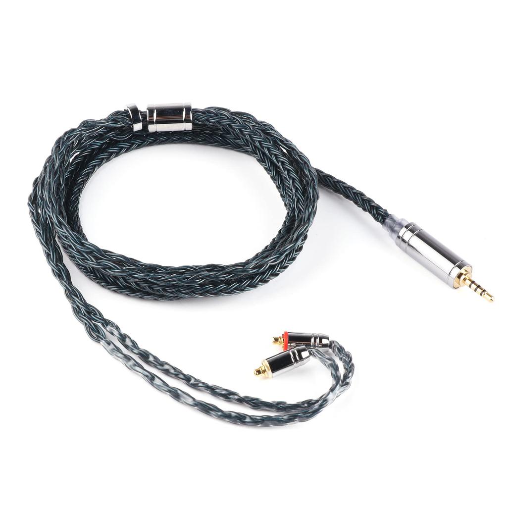 New TRIPOWIN Zonie 16 Core Silver Plated Cable SPCHIFI Earphone Upgrade Cable [2022 Version] & (2.5mm-MMCX, Moss)