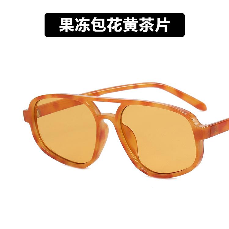 

Women s Double Bridge Irregular Fishing Sunglasses New Arrival Vintage Trendy Internet-Famous Stylish Sunglasses