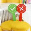 4Pcs Portable Travel Transition Judgement Board Classroom Response Signs  School Competition