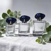 Gradient Glass Perfume Decanter Spray Bottle - Flat Square Design (30ml, 50ml, 80ml, 90ml)