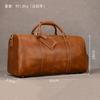 Vintage Crazy Horse Leather Travel Bag Travel Bag Men'S Leather Luggage Bag With Shoes 55Cm Handheld Luggage Bag