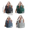 Insulated Food Container with Shoulder Belt Waterproof Lunch Storage Bag Large Capacity Multiple Pockets Box for Meal