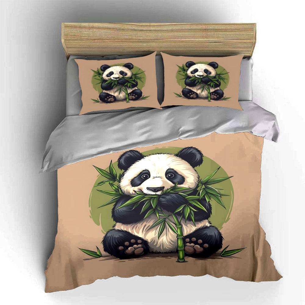 Charming Panda Paradise Dreams. Bedding Sets Duvet Covers Pillowcases(1* Duvet Cover 2* Pillowcases Without Duvet Insert)