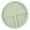 Divided Plate 3 Compartment Reusable Fruit Salad Food Dinner Tray Dinnerware