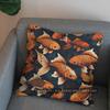 2D Colorful Koi Fish Pattern Decorative Pillow Cover Pattern Cushion Cover Suitable For Sofa Bedroom Car Pillow Cover