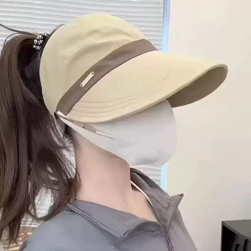 Quick-Drying Star Style Women's Sun Hat 2025: New Duckbill Fisherman Equestrian Hat for Summer