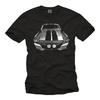 Cool Car T-Shirt for Men with "ELEANOR" Print, black/white S-XXXXXL