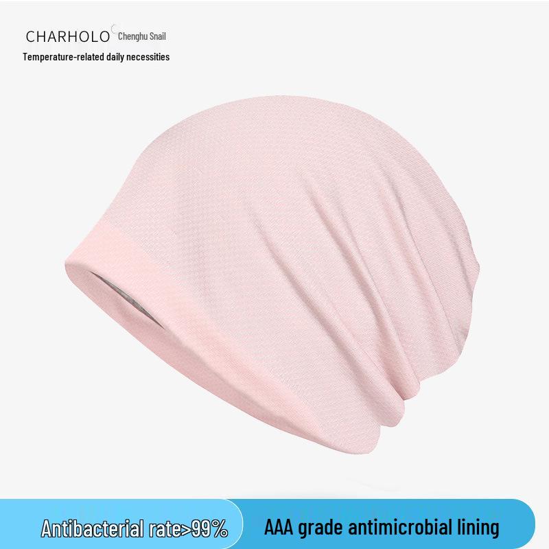 

Chenghu Унисекс Балаклава с принтом улитки: Дышащая шапочка для сна и химиотерапии на осень, послеродовая и при облысении One Size