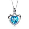 Trendy 925 Sterling Silver Heart Pendant Necklace for Women – Perfect Valentine's, Birthday, or Wife Gift