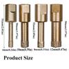 Thread Design Vacuum Brazed Core Bits Quick Release Tile Hole Drill Bit  Angle Grinder Use