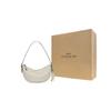 Coach Luna 27 Zipper Closure With Snap Pocket Leather Tote Shoulder Bag Women Bags Chalk-White CC439-B4HA