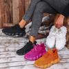 Fashion Mesh Breathable Women Casual Sneakers Lace-up Vulcanized Shoes Ladies Platform Sneakers Female Shoes Plus Size Zapatos De Mujer