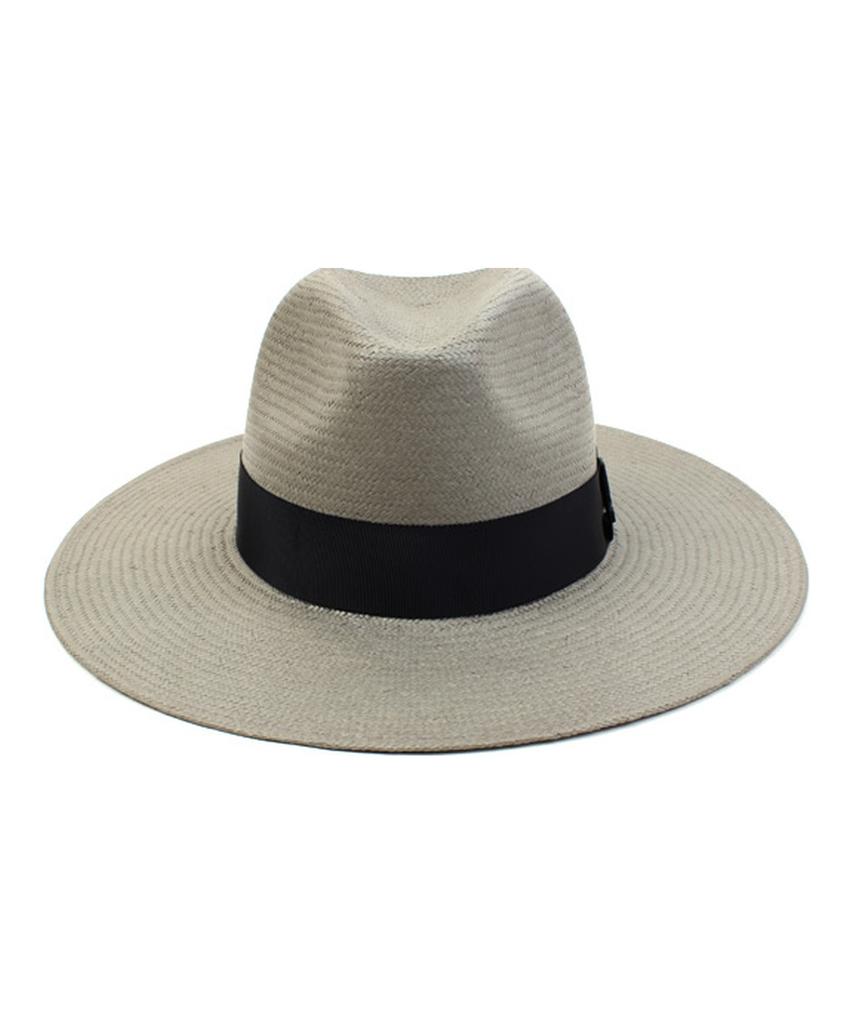 Yunibeosyeolkemiseuteuli Gray Long Summer Fedora Panama Hat