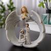 European Love Angel Ornaments Home Accessories Housewarming Birthday Gift Idea Girls Top Entrance Tabletop Living Room TV Cabinet
