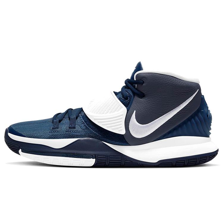 Nike Kyrie 6 Team 'Midnight Navy' (Unisex) Midnight Navy / White / White Basketball Shoes CW4142 402