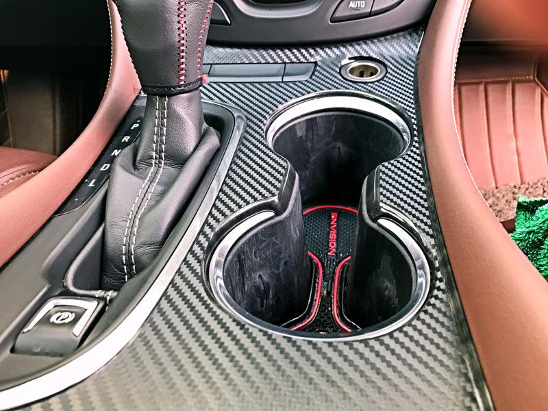 Buick Envision Carbon Fiber Interior Gear Shift Protection Sticker