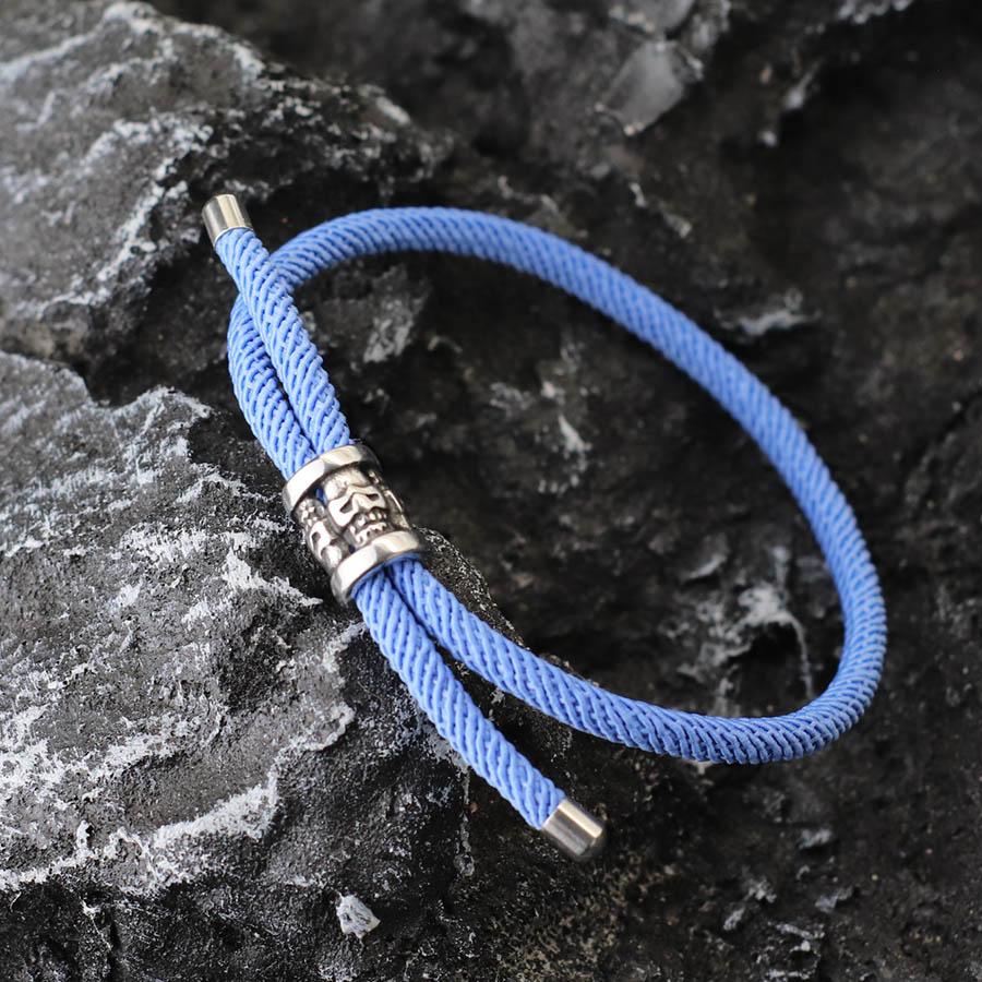 Simple Fashion Stainless Steel Adjustable Hand Rope Silver Color Jewelry Men and Women Hand Jewelry Gift Party Jewelry