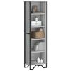 VidaXL Bookcase Sonoma Grey 50x31x169 Cm Engineered Wood, Shelf, Bookshelf, Storage Shelf, Cabinet 848617
