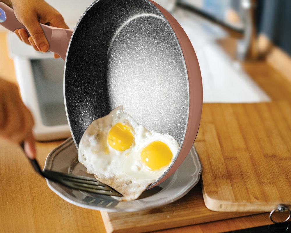 Patelnia z powłoką granitową 20cm BERLINGER HAUS Metallic Rosegold Line BH-1508NPR