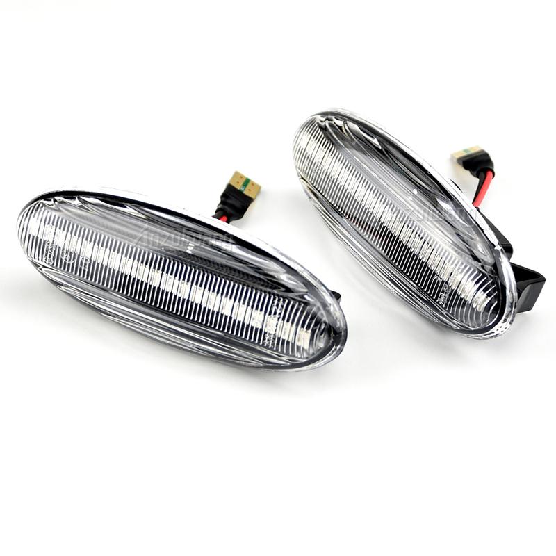 1 Pair Dynamic Blinker Turn Signal Lamp LED Side Marker Light For MAZDA 323 Familia Protege Tribute MX-6 Astina Lantis