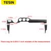 TESIN Car Center Console Panel Decoration Cover Frame Stickers Accessories For Ford Mustang 2015 2016 2017