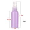 50ml Travel Lotion Shampoo Spray Bottle Cosmetic Container Refillable Empty Bottles Perfume Bottle