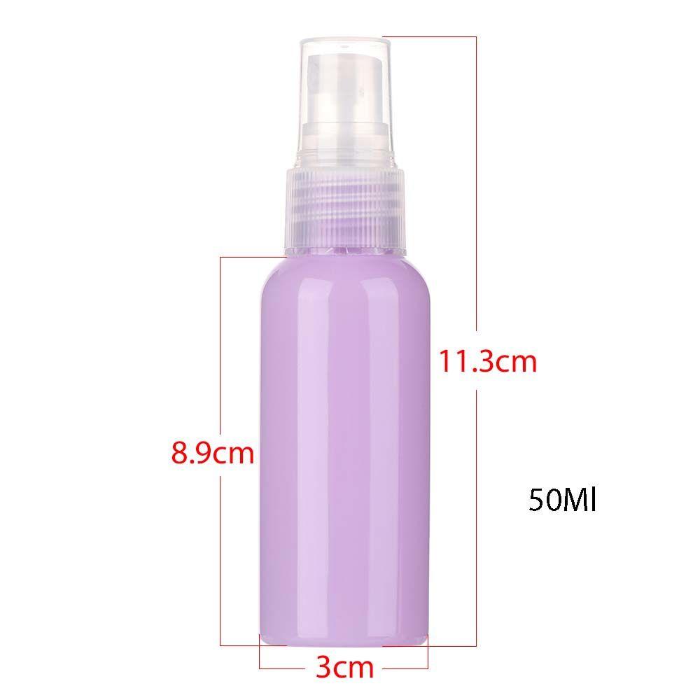 50ml Travel Lotion Shampoo Spray Bottle Cosmetic Container Refillable Empty Bottles Perfume Bottle