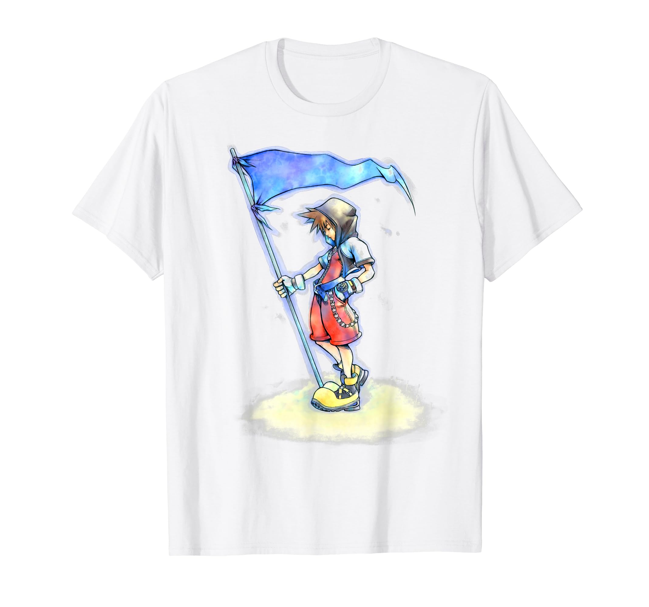 

Футболка с эскизом флага Соры из Disney Kingdom Hearts