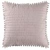 Cushion Cover - EDEN - Dorine Collection - Quilted - Tassels - 45x45 Cm