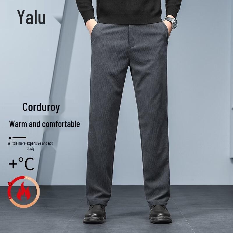 Yalu Herren Corduroy Business Casual Hose