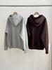 Korean Style Star Print Hooded Sweatshirt for Women