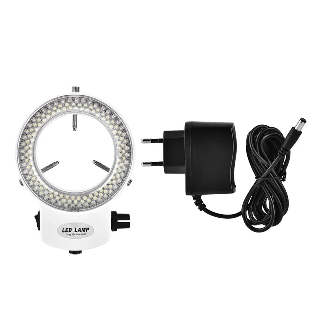 144 LED Beads Light Source Brightness Adjustable Ring Lamp Microscope LED Light LED Ring Lamp Camera LED Light Microscope Camera