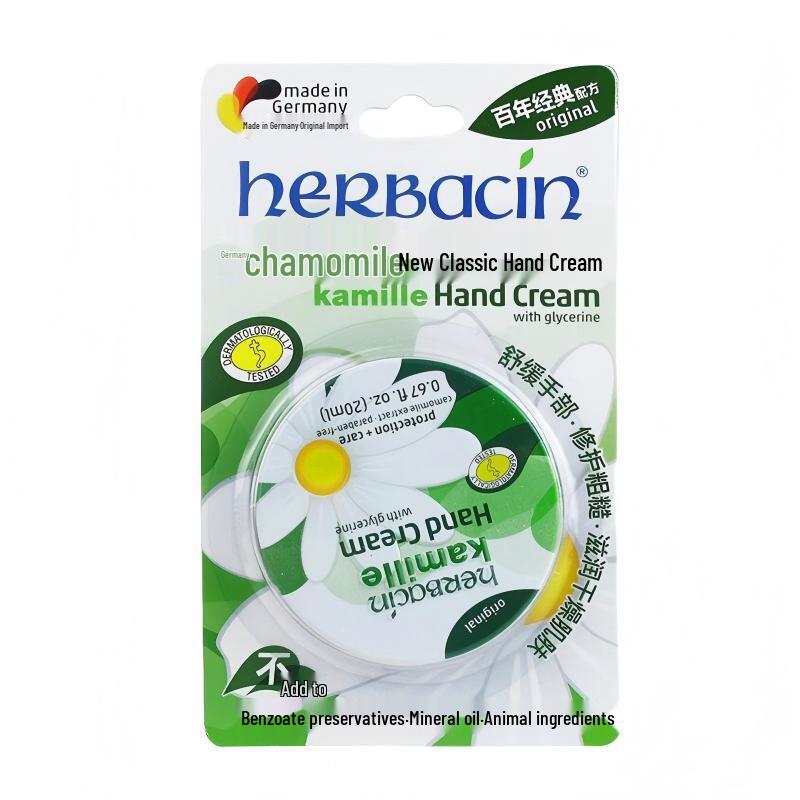Herbacin Chamomile Rose New Classic Hand Cream Twin Pack