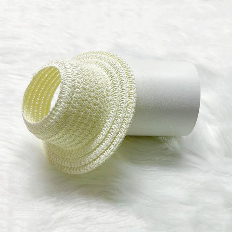 15cm x 17cm Pull-On Cloth Macaron Princess Hat: Cute Straw Party Accessory