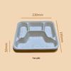 Biodegradable 4-Compartment Takeout Meal Box