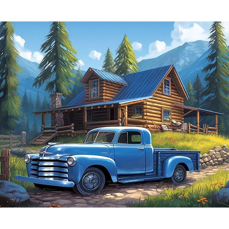 CHENISTORY Oil Painting Seaside House Drawing On Canvas HandPainted Art Gift DIY Pictures Coloring By Number Kits Home Decoratio