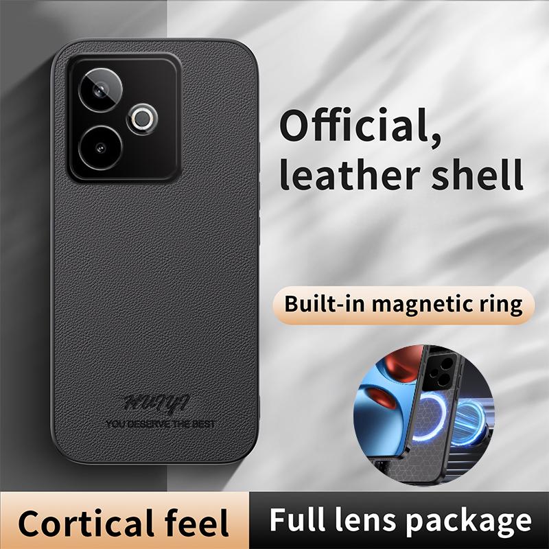 Luxury Business Leather Soft Frame Magnetic Cover For Realme GT 7 GT7 GT 7T GT7T RealmeGT7 5G Phone Cases Capa