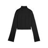 PUMA CROPPED Jackets Women's Black Stand Collar Moderate Other 633966-01