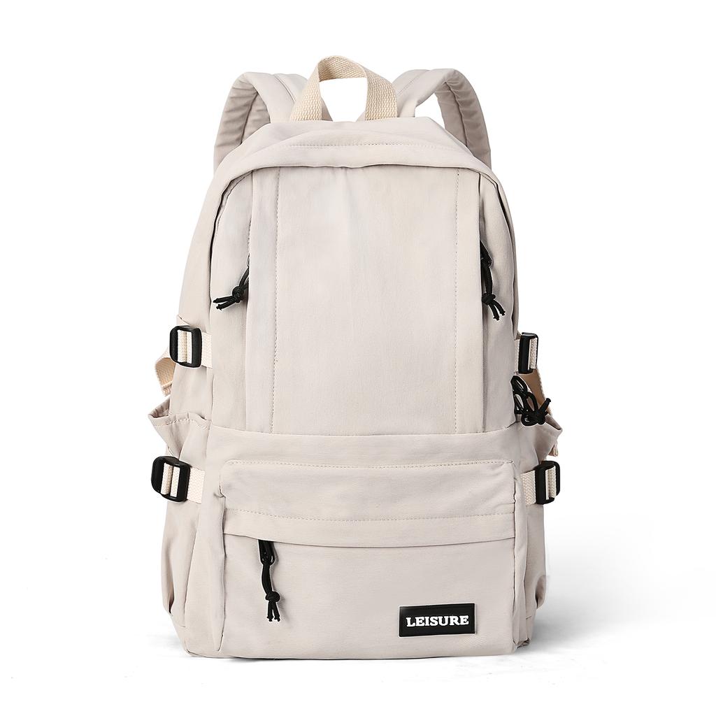 Mochila Versatile School Backpack for Teens Girls, Women Work Laptop Backpack, Neutral Simple for Middle High School College Bag