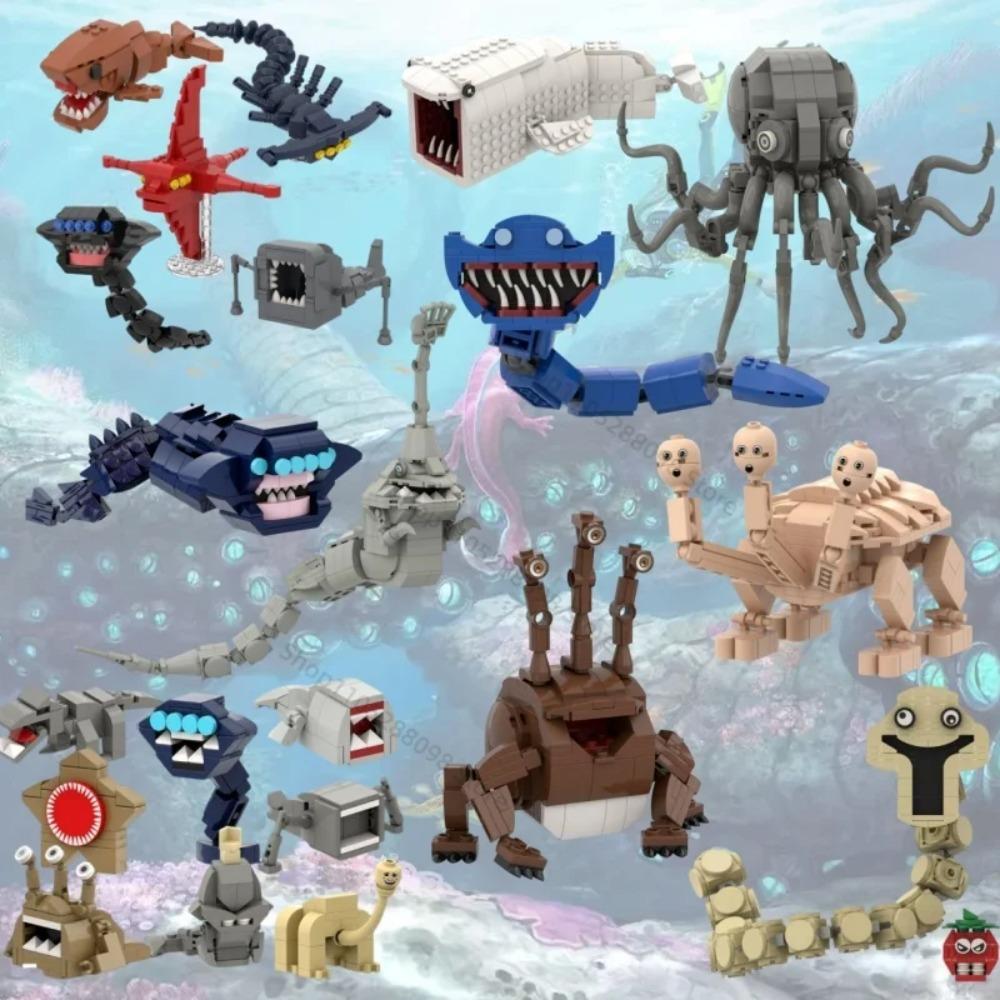 2026 Nuovi Blocchi da Costruzione Subnautica Mostro Marino Bloop El Gran Maja Il Divoratore di Mare Leviatano Spettrale Giocattolo Mattoncini Subnautica Regalo per Fan