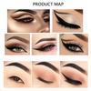2 Stück Sternenhimmel Eyeliner Stift Flüssig ist nicht leicht zu verschmieren mit Make-up. Anfänger Eyeliner Stift Schwarz
